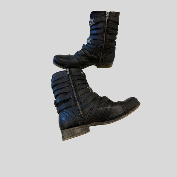 Vintage Madden Girl combat boots,  size 9 - Picture 4 of 7
